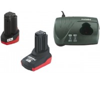 Базовий комплект Metabo 10.8 В, 2,0 Ач + 5,2 Ач