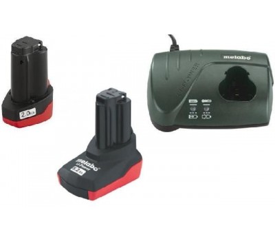 Базовий комплект Metabo 10.8 В, 2,0 Ач + 5,2 Ач Базовий комплект Metabo 10.8 В, 2,0 Ач + 5,2 Ач