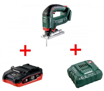 Акумуляторний лобзик Metabo STAB 18 LTX 100 LiHD 3.5 Ач Акумуляторний лобзик Metabo STAB 18 LTX 100 LiHD 3.5 Ач