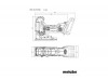 Акумуляторний лобзик Metabo STA 18 LTX 100 Каркас