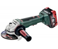Акумуляторна болгарка Metabo WPB 18 LTX BL 125 Quick LiHD 2x8.0 Ач