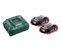 Базовий комплект Metabo LiHD 2x4.0 Ач