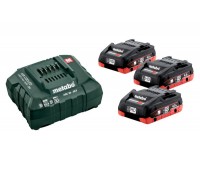 Базовий комплект Metabo LiHD 3x4.0 Ач