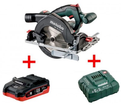 Акумуляторна дискова пилка Metabo KS 18 LTX 57 LiHD 3.5 Ач Акумуляторна дискова пилка Metabo KS 18 LTX 57 LiHD 3.5 Ач