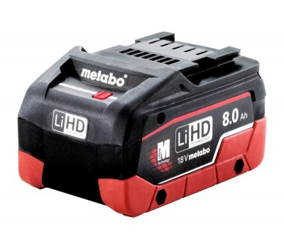 Акумуляторна батарея Metabo LiHD 18 V, 8.0 Ач