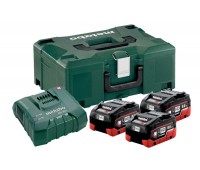 Базовий комплект Metabo LiHD 3x8.0 Ач + 1x ASC Ultra + MetaLoc