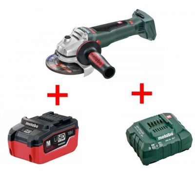 Акумуляторна болгарка Metabo WB 18 LTX BL 125 Quick LiHD 5.5 Ач Акумуляторна болгарка Metabo WB 18 LTX BL 125 Quick LiHD 5.5 Ач