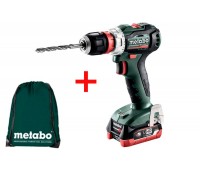 Акумуляторний шуруповерт Metabo PowerMaxx BS 12 BL Q LiHD 2x4.0 Ач Акумуляторний шуруповерт Metabo PowerMaxx BS 12 BL Q LiHD 2x4.0 Ач